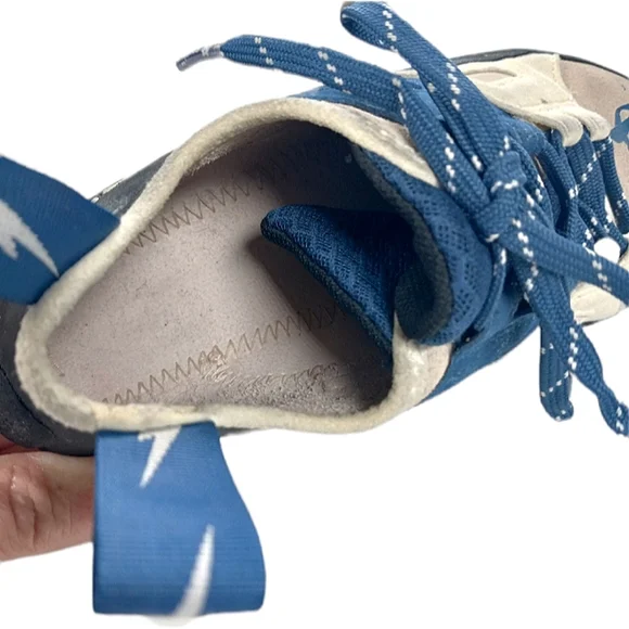 Women's Climbing Shoes - Blue and Cream - Picture 4 of 7